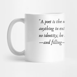 A Quote from a Letter by John Keats to Richard Woodhouse Mug